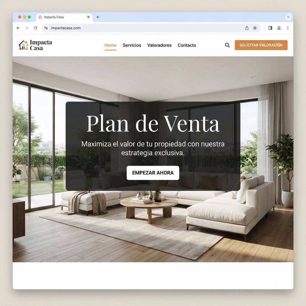 Ejemplo de web: Impacta Casa
