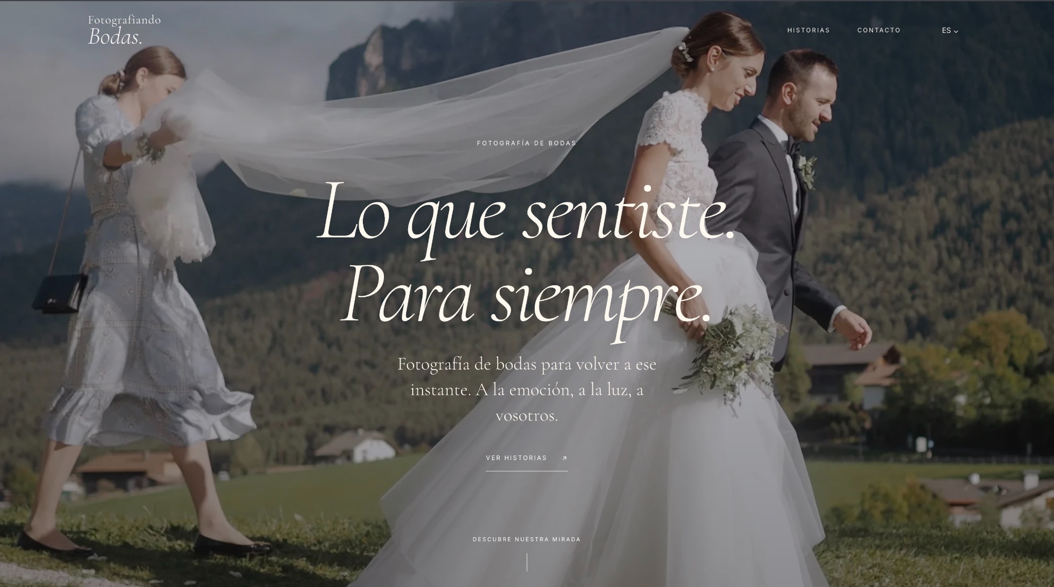 Ejemplo de web: Fotografiando Bodas
