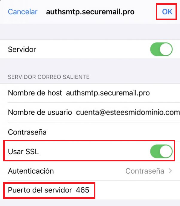 SSL i port SMTP 465